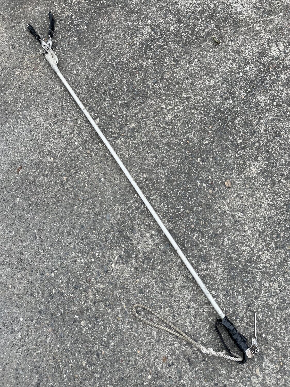 親父特製の自作マジックハンド 全体
