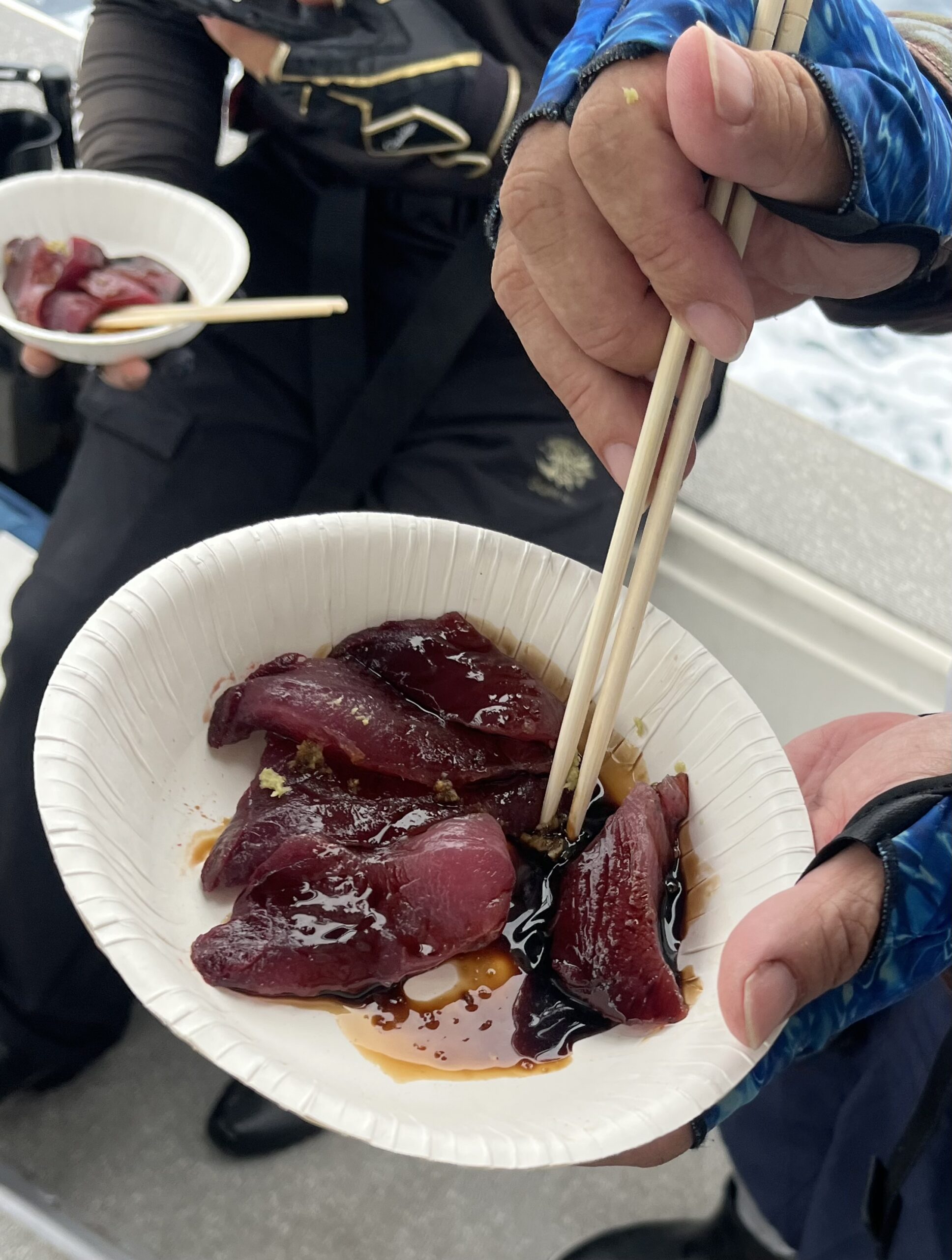 船上カツオ刺身
